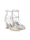 studded caged sandals 