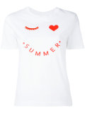 summer print T-shirt