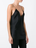 plunging V-neck top