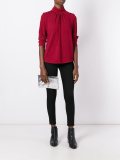 high collar shirt