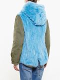 Reversible Rabbit Fur Parka