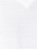 double v-neck T-shirt