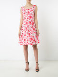 flower print flared dress