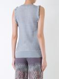 frayed knit vest