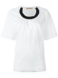 contrast collar top