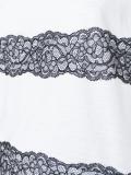 lace-up detailing T-shirt