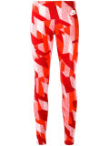 skyscraper print leggings