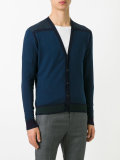 buttoned V-neck cardigan