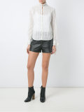 leather shorts