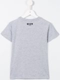 astronaut and logo print T-shirt