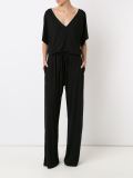 deep v-neck jumpsuit