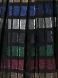 striped pleated skirt