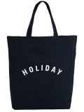 ‘holiday’印花手提包