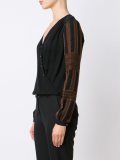v-neck blouse 