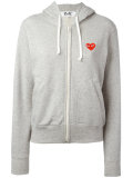 embroidered logo hoodie 