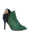 colour block stiletto boots