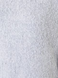 bouclé sweater with asymmetric hem