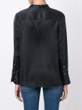 tied collar shirt