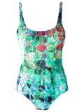 abstract print swimsuit