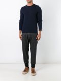 knitted crew neck sweater