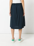 pleated full skirt