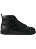 studded Louis high-top trainers