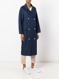 draped collar coat