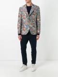 floral pattern blazer