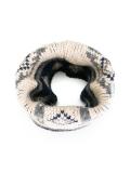 lama intarsia knit vintage snood