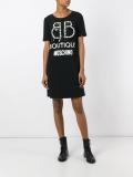 logo embellished T-shirt dress