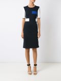 panelled midi dress