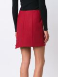 piercing detail asymmetric skirt