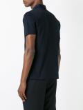 contrast collar polo shirt