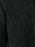 semi-sheer floral lace cropped jacket
