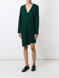 longsleeved v-neck dress