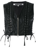 Eyelet Biker Gilet