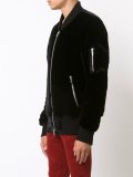 velvet bomber jacket