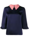 'Demi' satin blouse