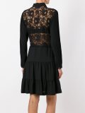 rear lace panel dress