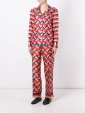 printed silk trousers 