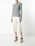cashmere ruffle jumper