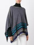 striped poncho