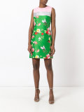 open-back floral dress