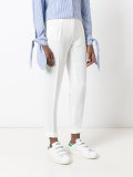 slim-fit cropped trousers