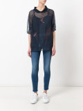 layered sheer blouse