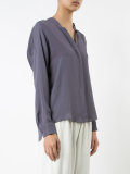 longsleeved v-neck shirt