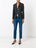 micro dot blazer