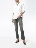 embellished bow collar blouse