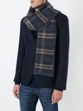 checked scarf