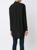 band collar shirt